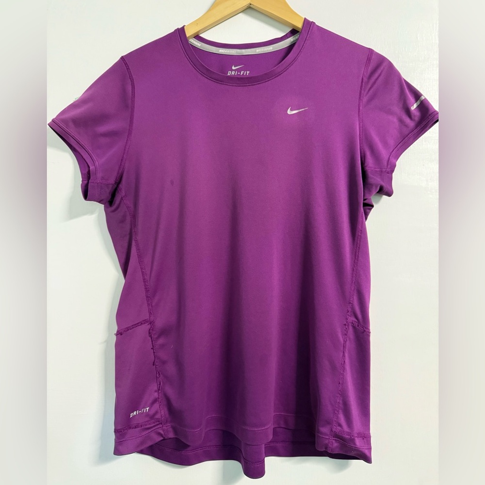 Nike Dri-FIT Purple Running Tee L Women’s Workout Shirt